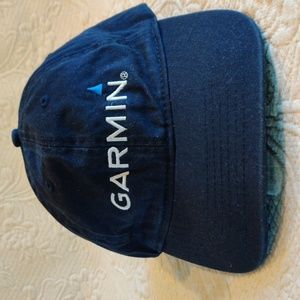 Visage Navy Blue Garmin Logo Adjustable One Size Cotton Baseball Cap Hat